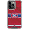 NHL Montreal Canadiens Home Jersey iPhone 16 Pro Clear Case